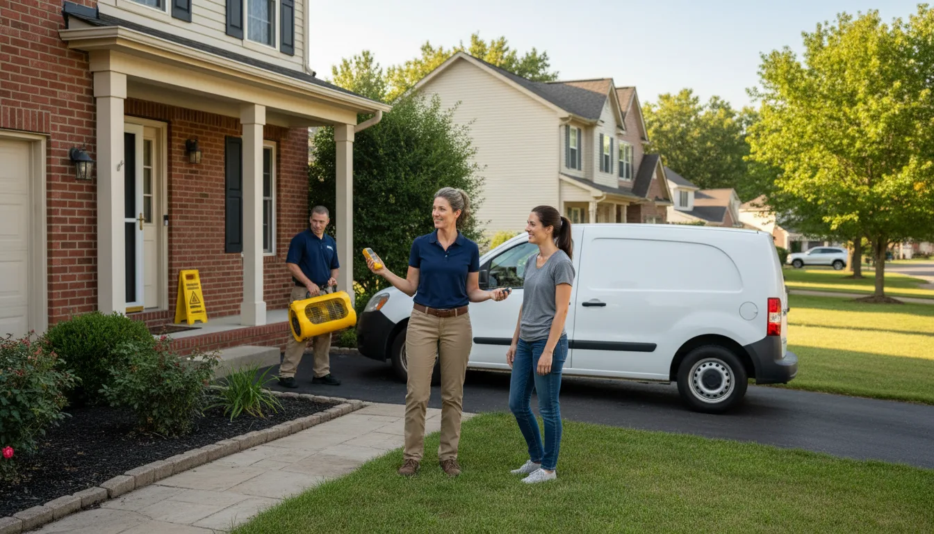 Water restoration image for Home Water Damage Repair in Hunters, WA
